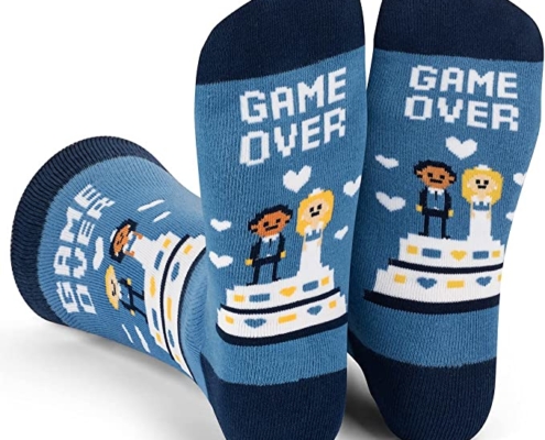 Comic Socken Game Over