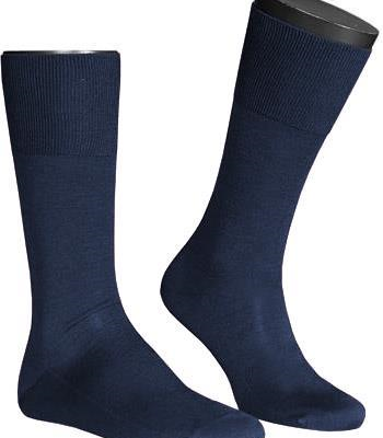 FALKE luxuriöse dunkelblaue Socken aus Seide